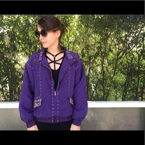 80’s violet jacket for sale perfect condition