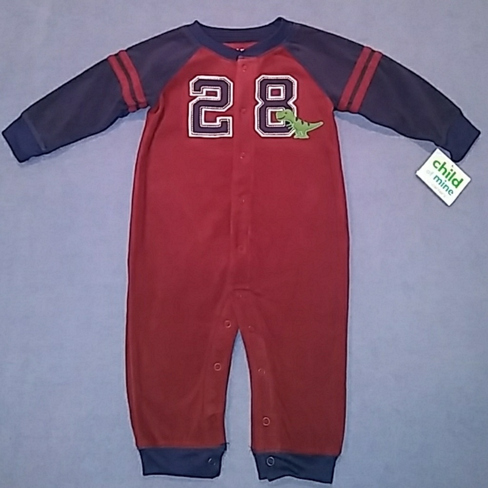 NWT Carter's fleece snap one piece