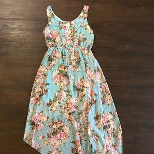 Forever 21 Floral Blue Dress