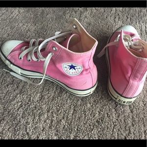 Pink Converse Hightops
