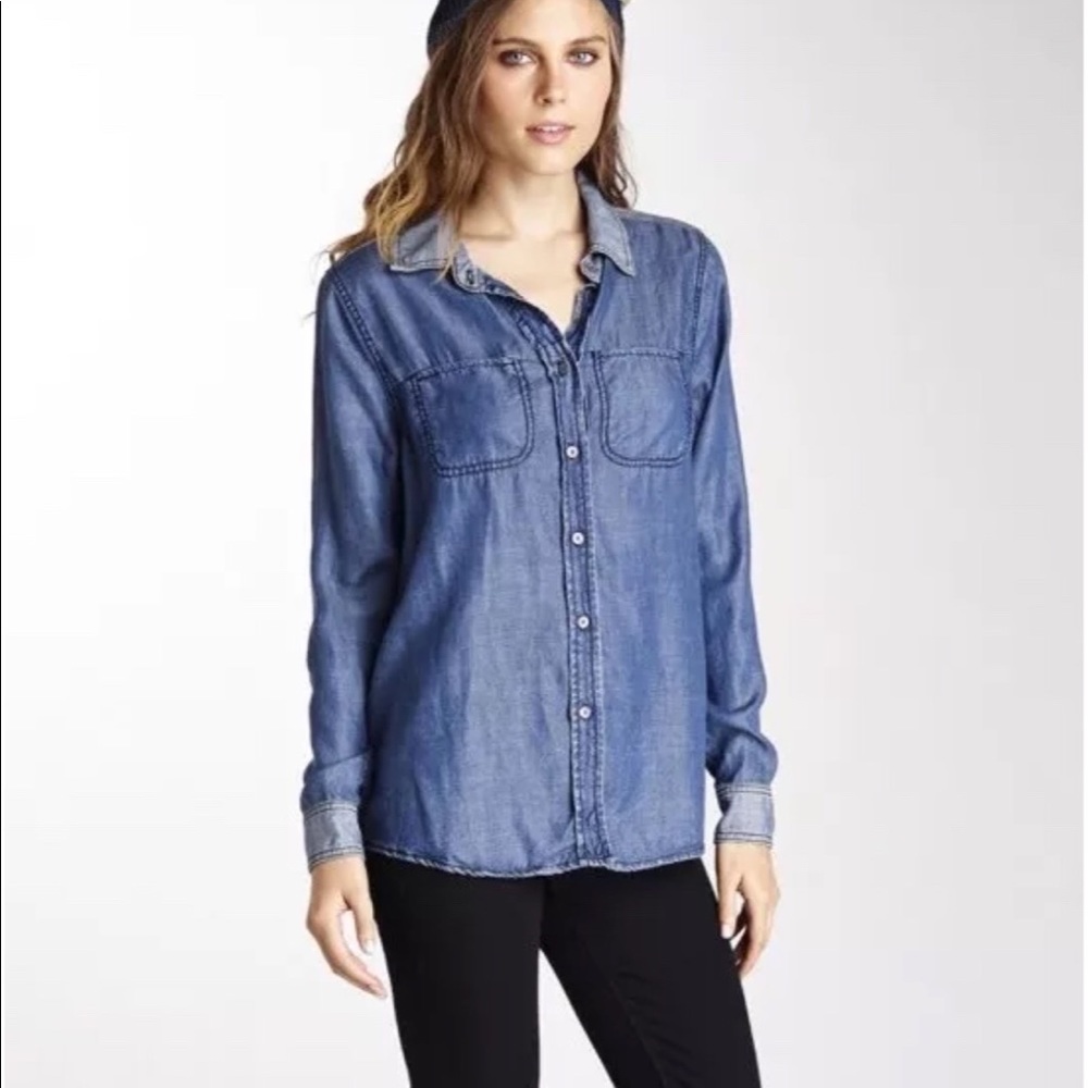 Michael Stars chambray shirt small