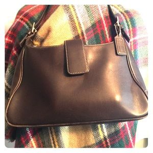Coach Brown Leather Shoulder Bag