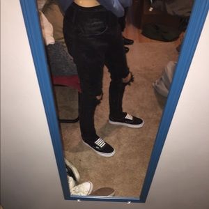 Black PacSun Ripped Skinny Jeans
