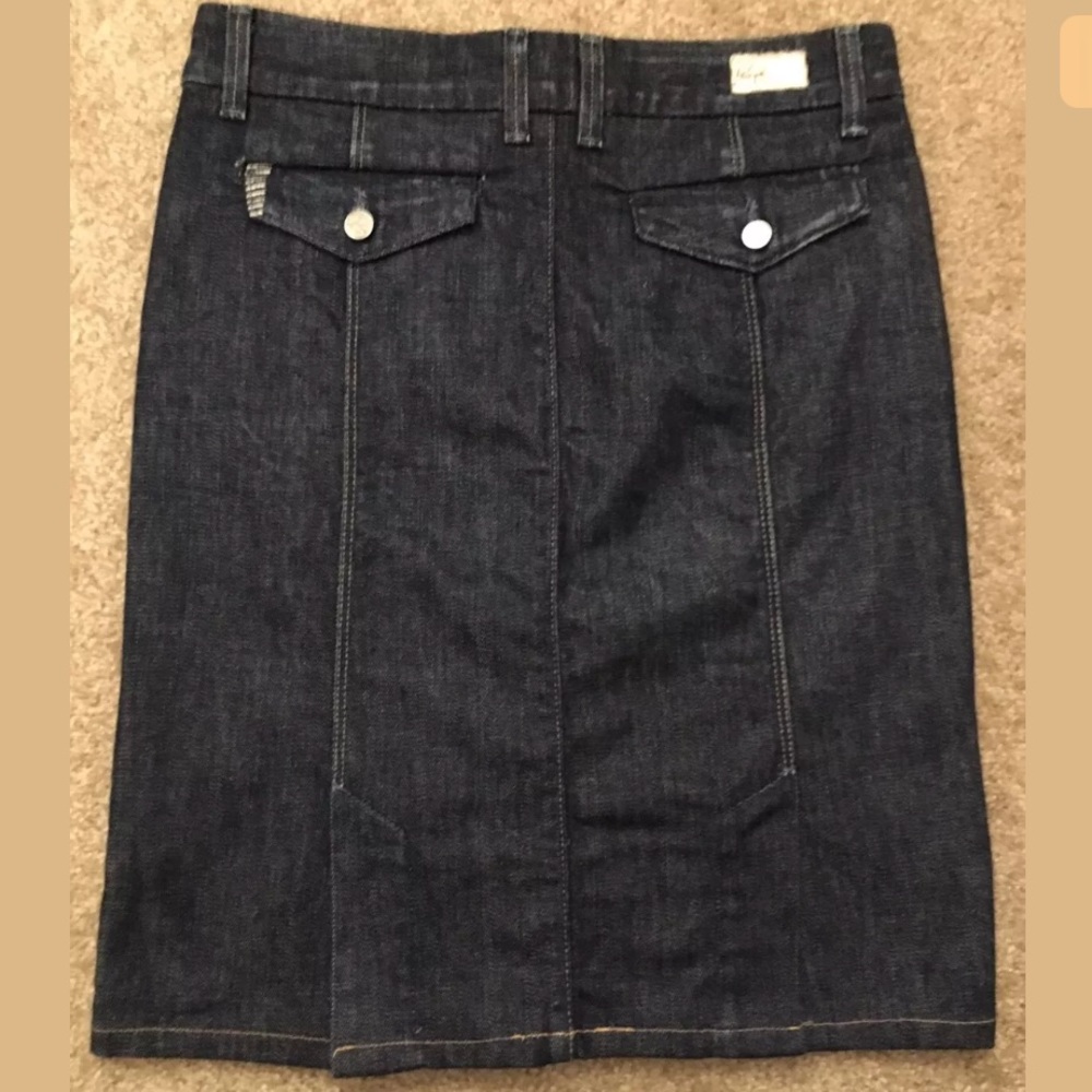 PAIGE Jean FAIRFAX STRAIGHT PENCIL SKIRT sz 26