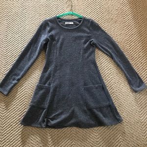 Abercrombie kids knit skater dress. Gray. 13/14