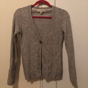 Banana Republic gray italian yarn cardigan
