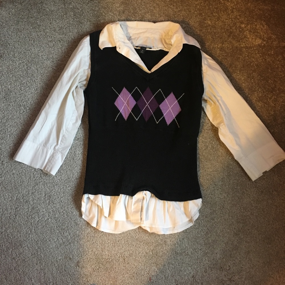 🔴 4 for $20 🔴AB Studio Sweater with Collar