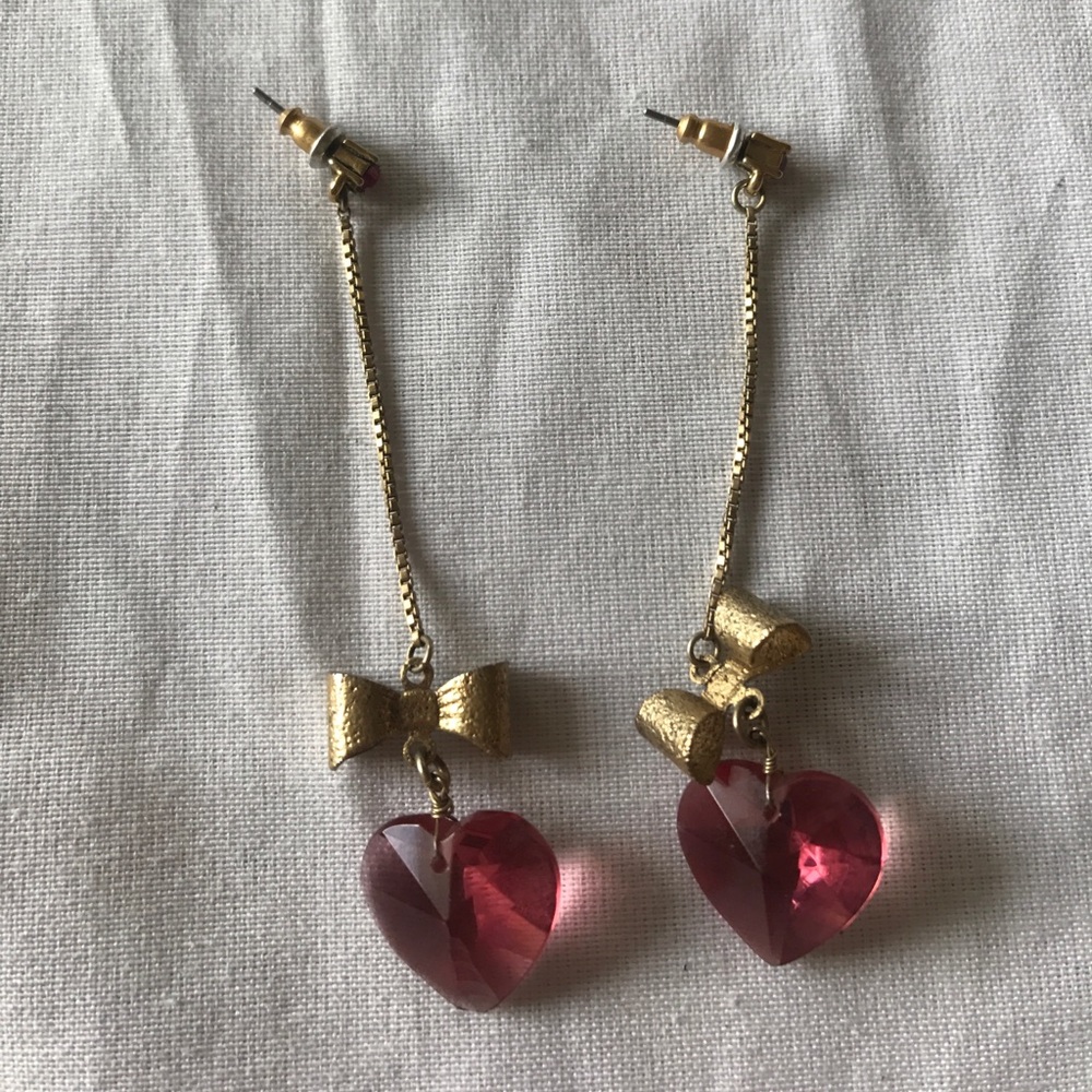 Vintage Betsey Johnson dangle earrings