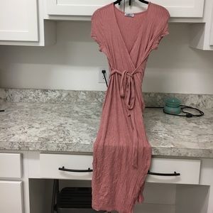 Wrap midi dress-sexy