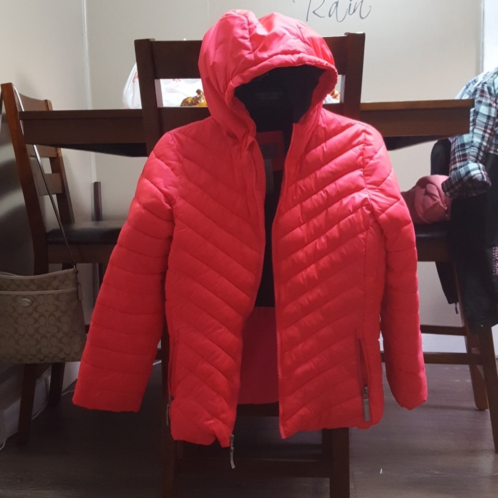Girls quilted winter jacket