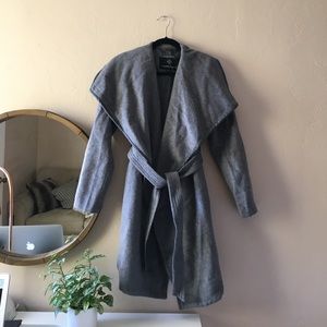 Nanette Lepore gray wool coat