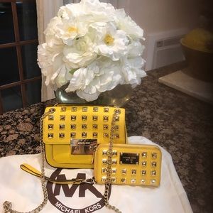 Michael Kors bag and matching wallet