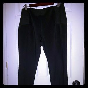 Belle Sky XL BLACK Ponte knit pant EUC