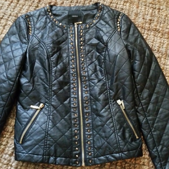 Faux Black leather jacket - Picture 8 of 8