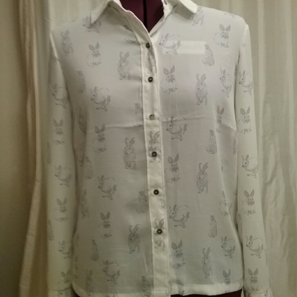 H&M Rabbit blouse
