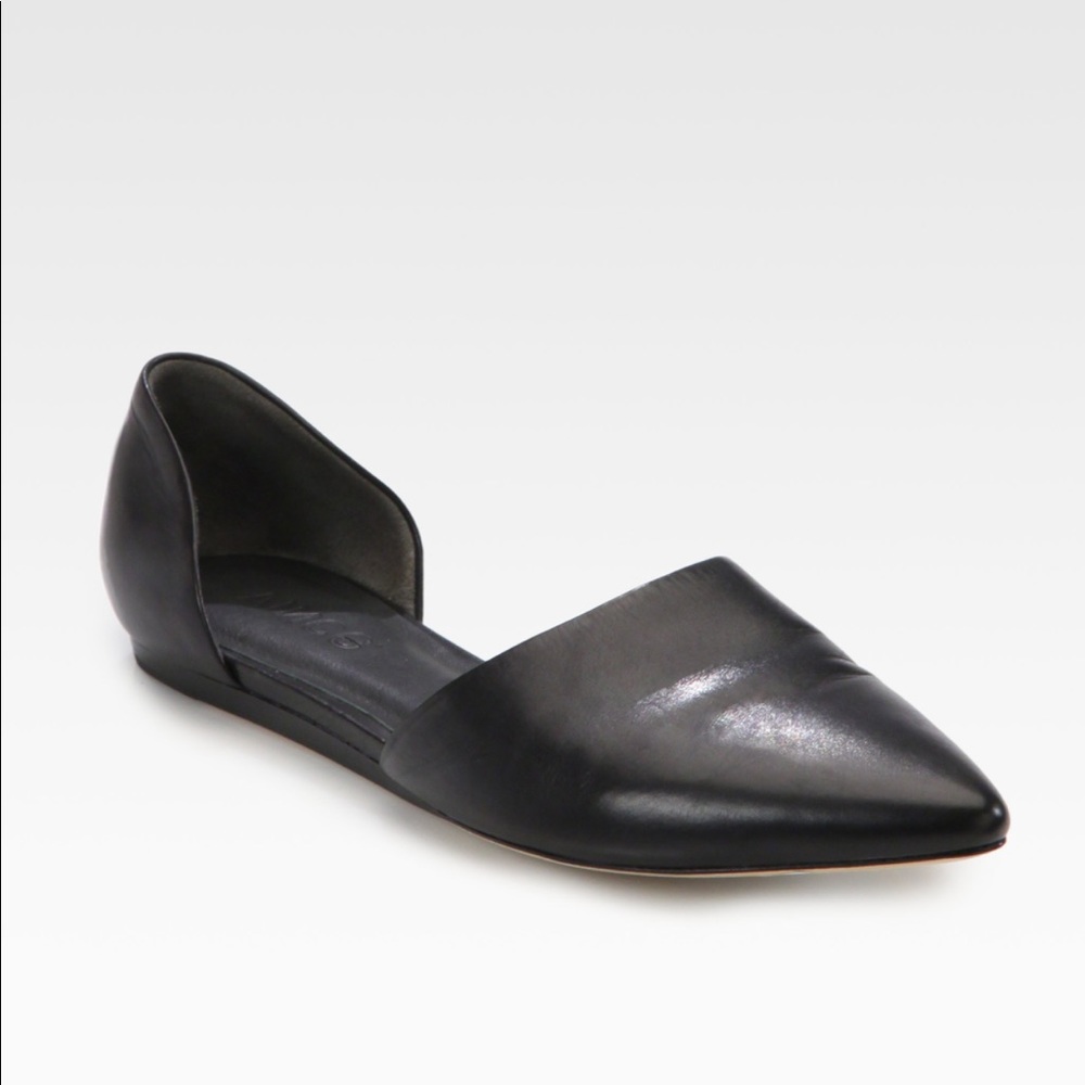 NWOB Vince Leather Nina D'Orsay Flats