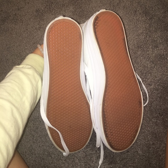 all white sk8 high top slim vans - Picture 4 of 5