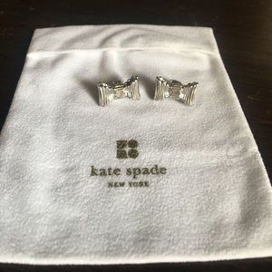 Kate Spade Silver Bow Studs