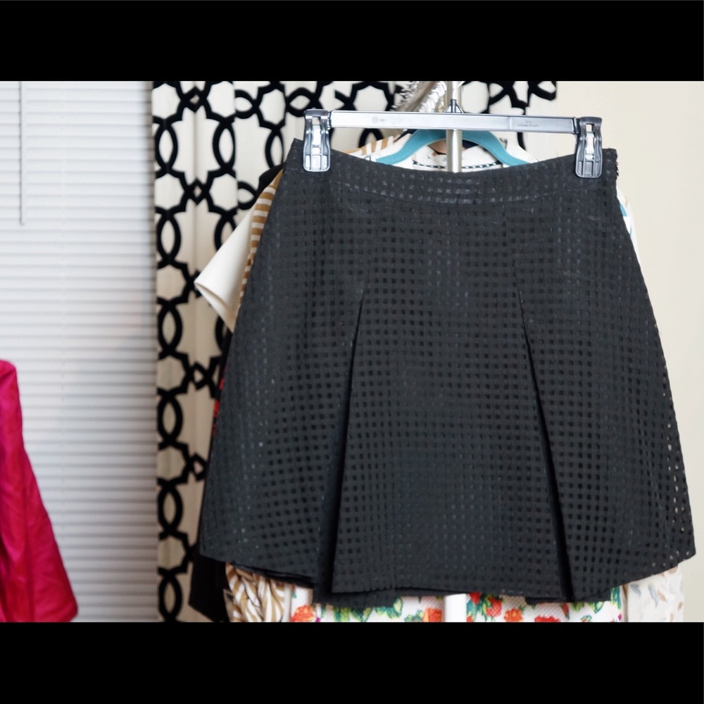 STILL HAS TAGS | Waffle Textured Skirt w/ Pleats