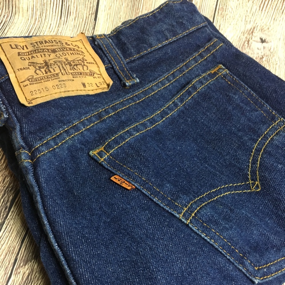 Flannel Lined Levi’s 505 Orange Tab 32x32