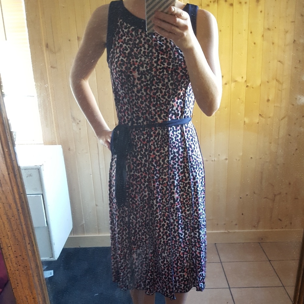 Blue and Pink Dress - Size 6 - Barely worn