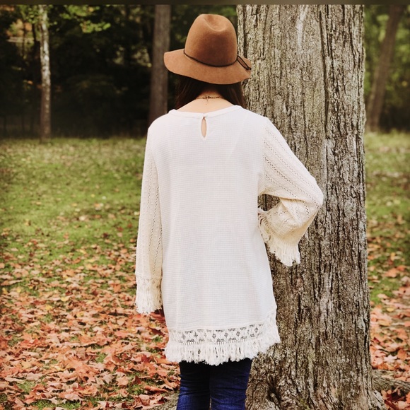Boho Fringe Tunic - Picture 2 of 2