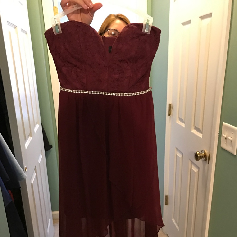 Red prom dress! Worn once!