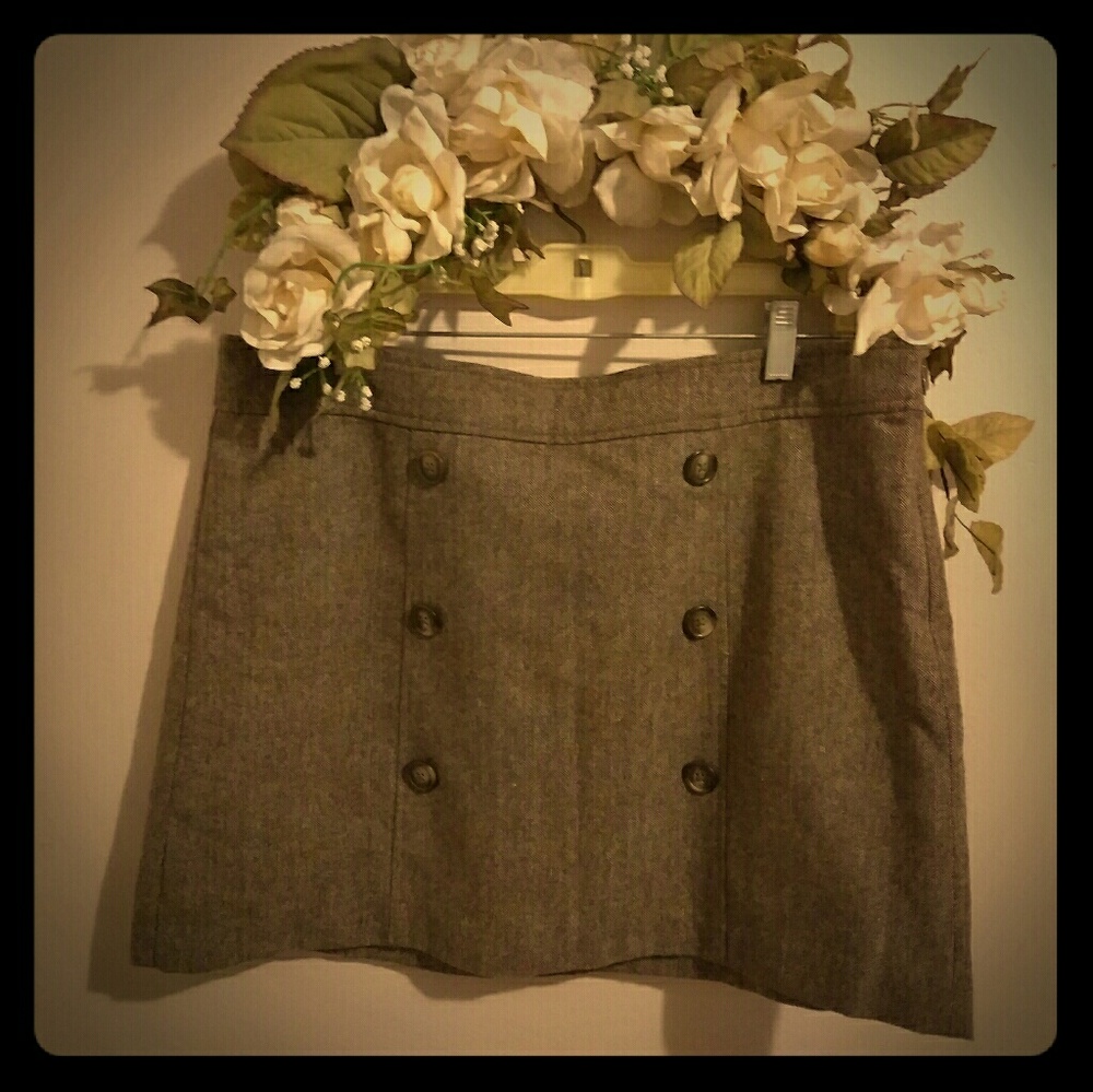 Gap brown fall winter skirt size 12