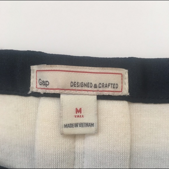 GAP Neoprene striped pleated mini skirt - Picture 6 of 6