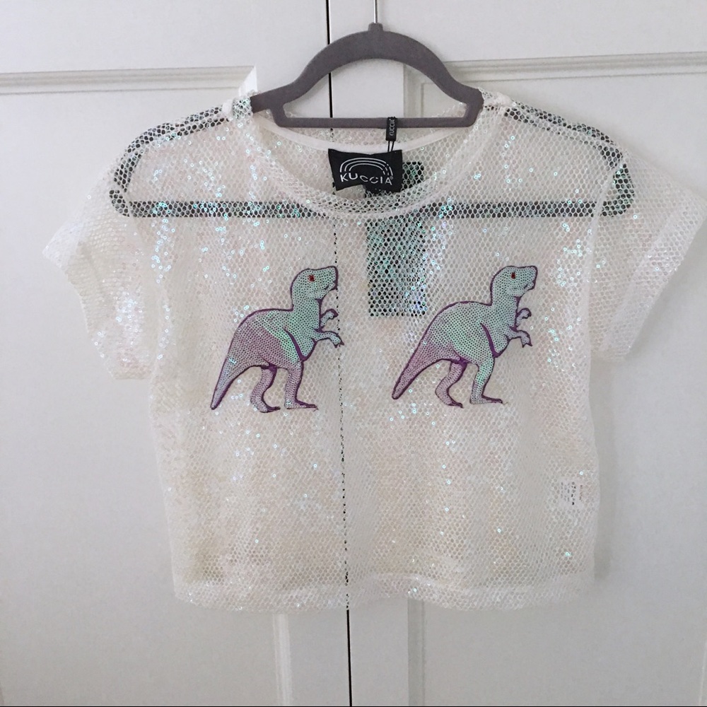 Kuccia iridescent Dinosaur Shirt