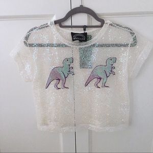 Kuccia iridescent Dinosaur Shirt