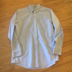 LL Bean Men's blue button shirt