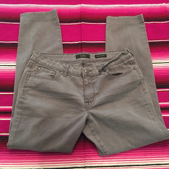 Denim - Jessica Simpson Gray Forever Skinny Jeans