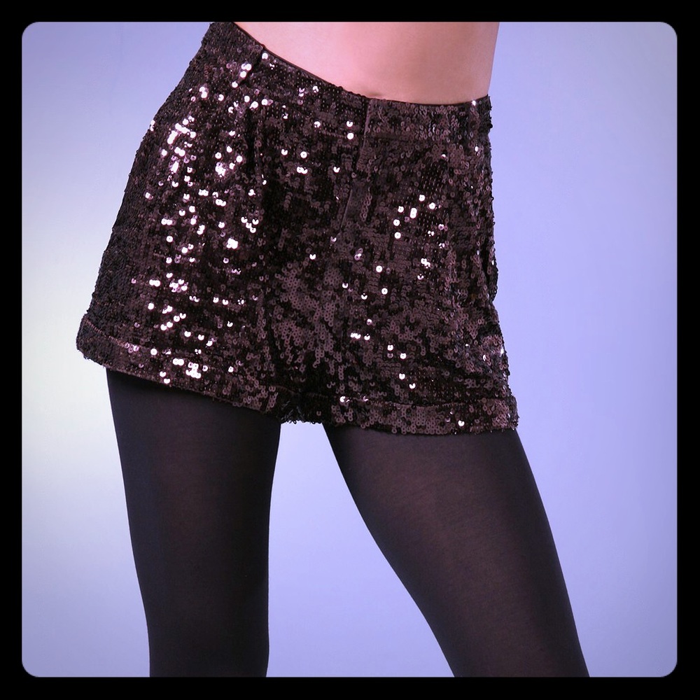 La Rok 🎁 Luxe Splash Shorts Bronze