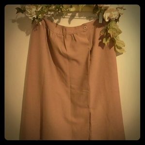 Vintage faux wrap skirt Cinnamon 12/14