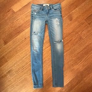 Hollister ripped jeans