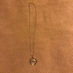 Gold Horse Pendant Necklace