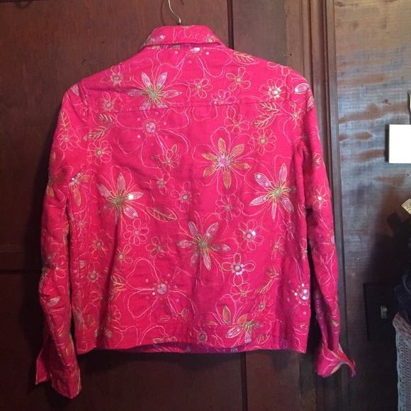 Beautiful Flowery Coldwater Creek Jacket - Picture 2 of 8
