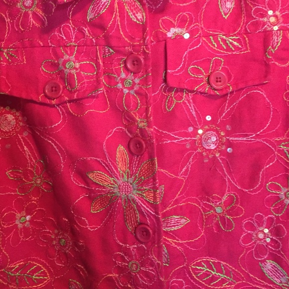 Beautiful Flowery Coldwater Creek Jacket - Picture 4 of 8