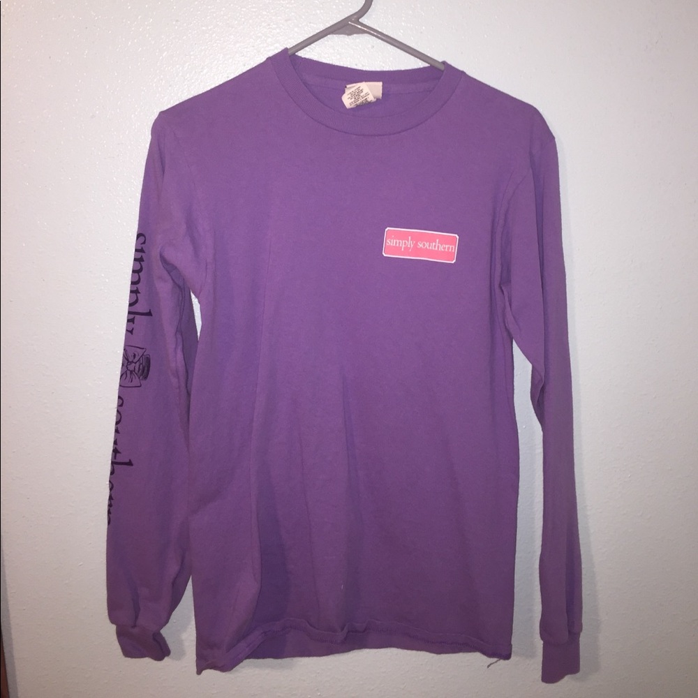 purple simply southern shirt