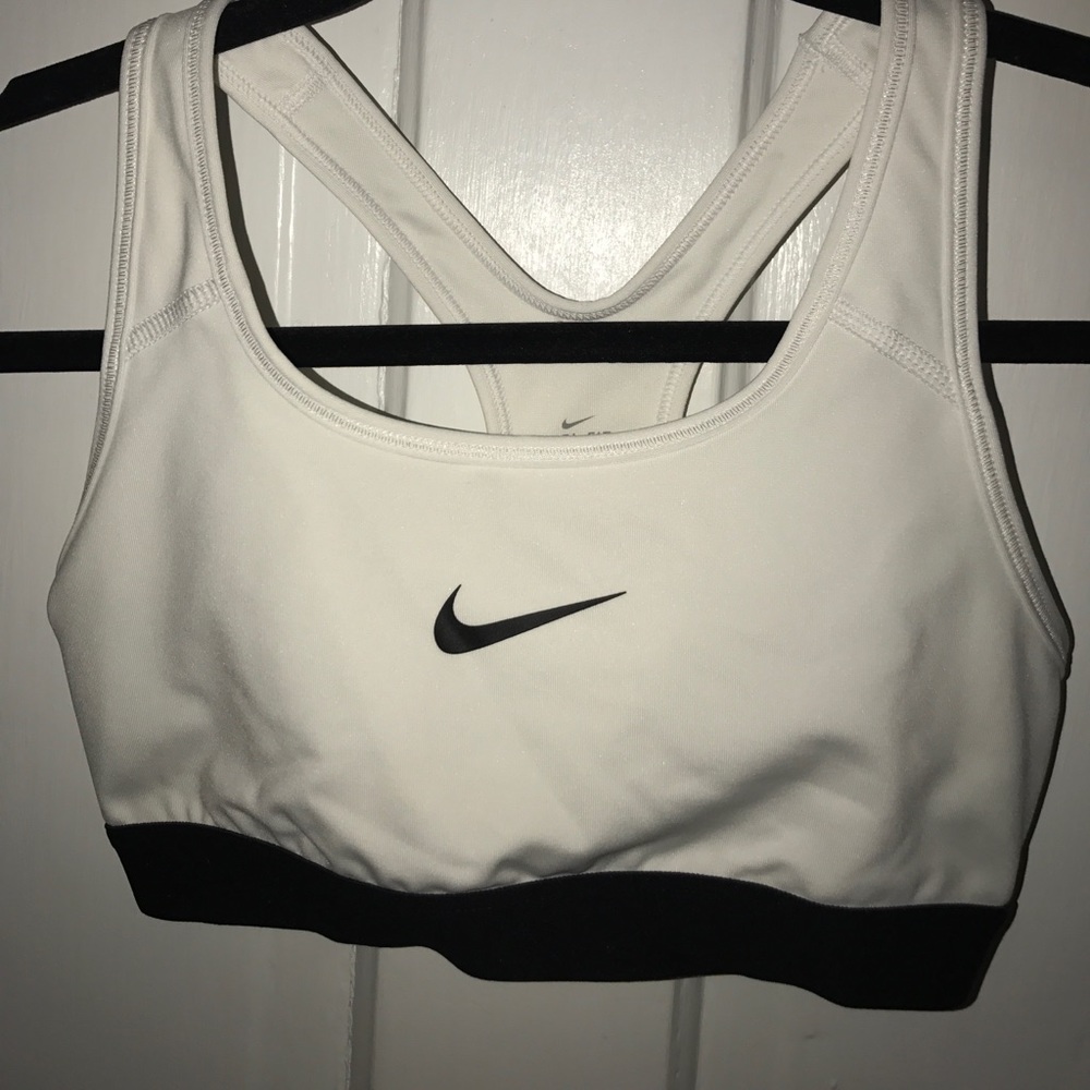 Nike Dri-Fit Sports Bra - White