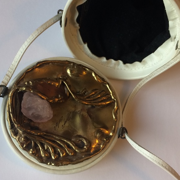 Vintage Signed Copa Collection Bag w LG Amethyst - Picture 4 of 8