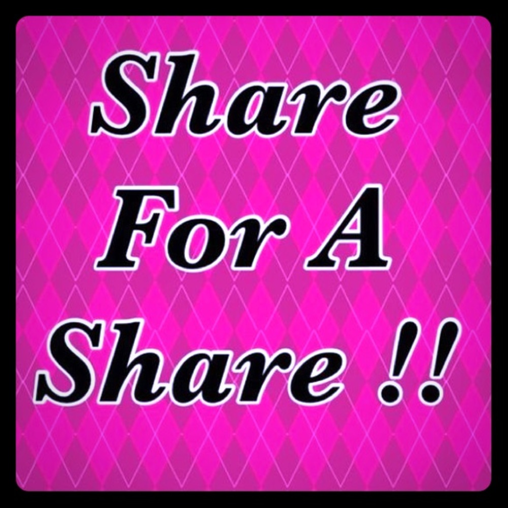 Share one of mine, I’ll share one of yours!