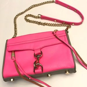 Rebecca Minkoff mini M.A.C. Crossbody hot pink bag Rebecca Minkoff mini M.A.C. Crossbody hot pink bag