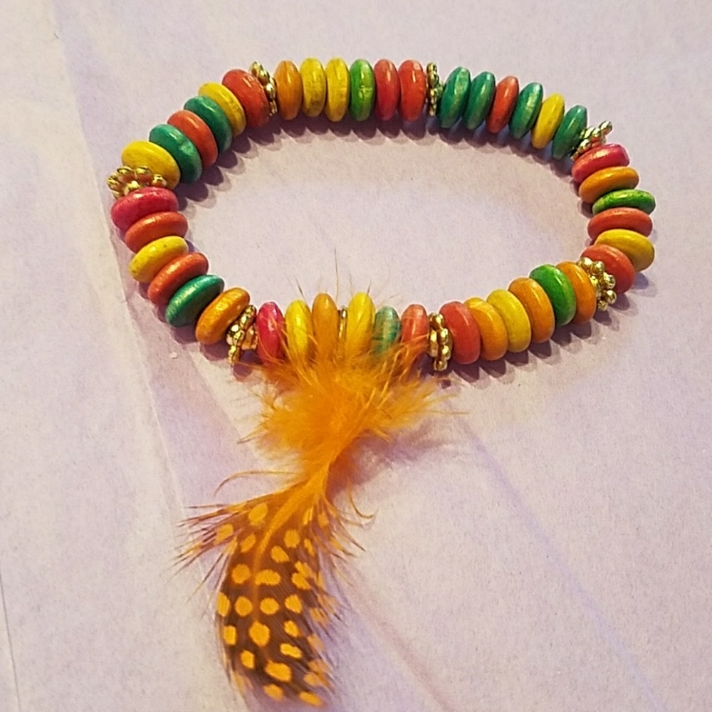 Bohemian Feather Bracelet