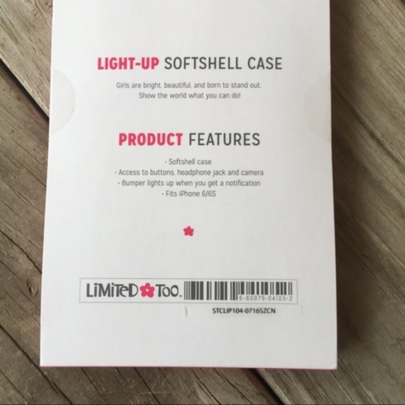 NEW iPhone 6/6s Pink Lighted Phone Case Flashing - Picture 3 of 3