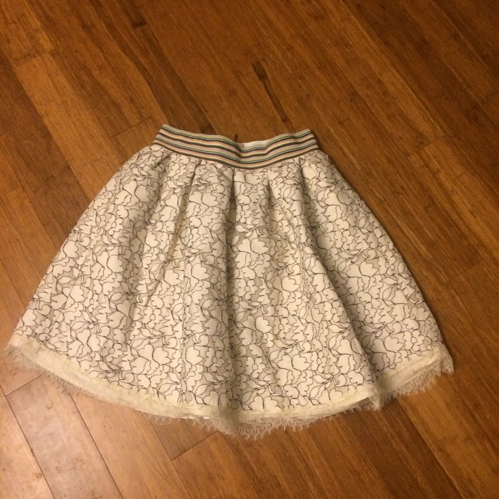 Heart Soul floral lace skirt