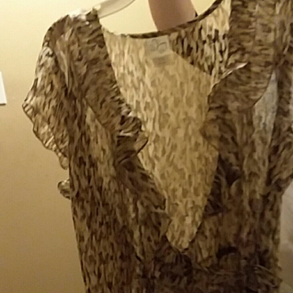 Leopard sheer shirt - Picture 2 of 2