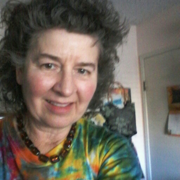 1980s choker necklace orange emarald cut costume j - Picture 7 of 7