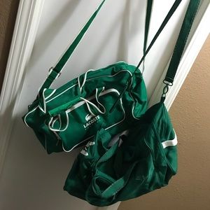 Lacoste Duffel bag (2) Lacoste Garment bag (1)